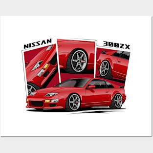 Nissan 300ZX, JDM Car Posters and Art